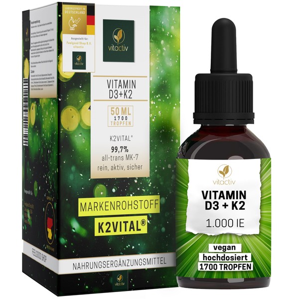 Vitactiv Natural Nutrition VITACTIV Vitamin D3 K2 drops - K2VITAL?