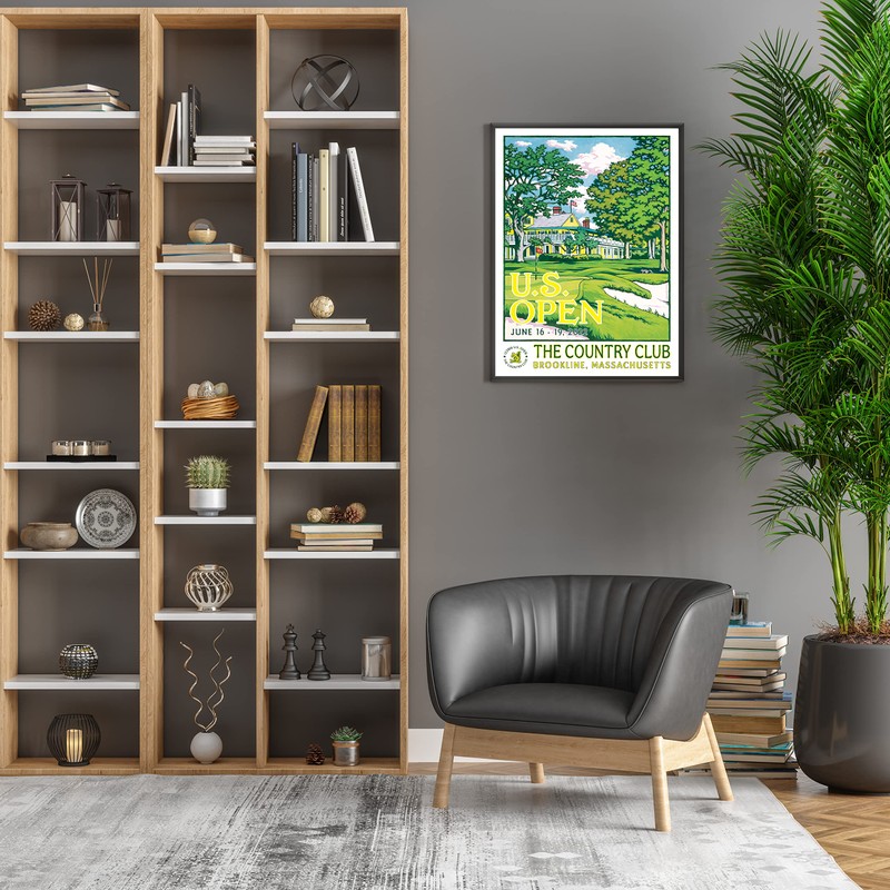 Lee Wybranski 2022 U.S. Open Championship Artwork (24" x36 Poster)