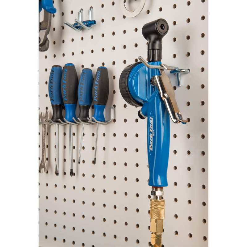 Park Tool Inf-2 Shop - Strumento di gonfiaggio, Blu, Blu