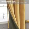 JIUZHEN Velvet Blackout Curtains for Living Room - Thermal Insualted