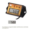 Jayron Digital Maintenance Reminder Tachometer Hour Meter Resettable Partial Timer