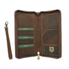 Visconti Hunter Collection Wing Leather Travel Wallet & Strap RFID