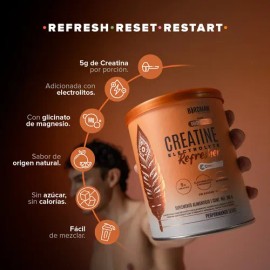 Birdman Creatine Refresher  Creatina Monohidratada con Electrolitos, Magnesio y Vitaminas  Golden Peach  30 Porciones                                 