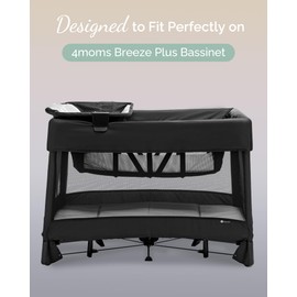 TotCare Bassinet Fitted Sheets Compatible with 4moms Breeze Plus Bassinet Model 1045 - Buttery Soft, Silky Comfort, Premium Stretchy Jersey Knit Bassinet Sheets - Sky + Sage + Cloud, 3 Pack