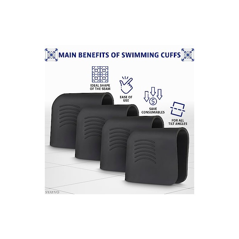 4 Pcs Grout Tool Applicator – Tile Tools for Smooth