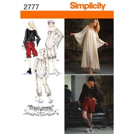 Simplicity 2777 Misses Gown and Bottoms Sewing Pattern for Women by Haunt Couture Sizes 6-12