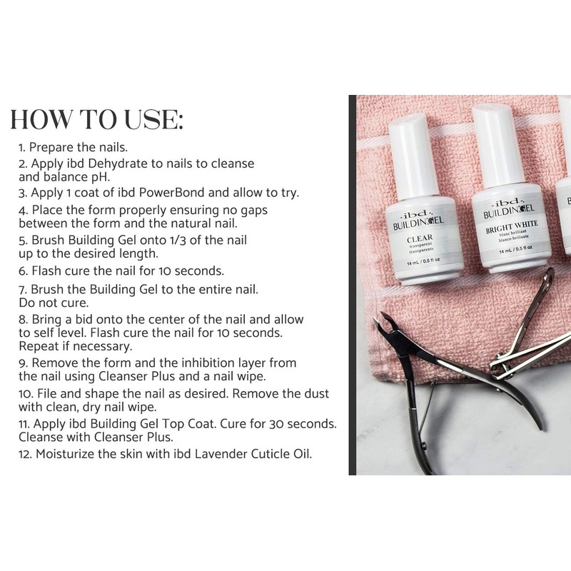 IBD Building Gel – Hard Gel Nail Extension Builder –