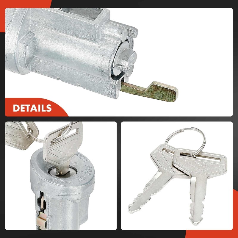 A-Premium Ignition Lock Cylinder with 2 keys Compatible with Toyota