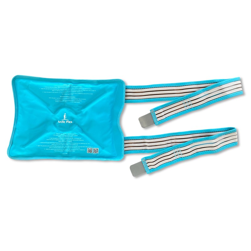 Compresa de gel para rodilla con correas dobles ARTIC FLEX
