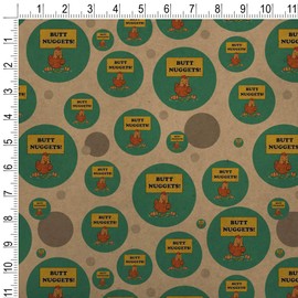 GRAPHICS & MORE Butt Nuggets Chicken Eggs Funny Humor Premium Kraft Gift Wrap Wrapping Paper Roll
