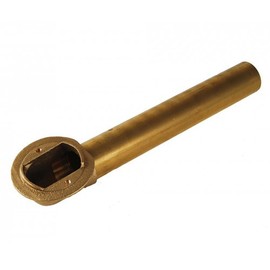 Bath Tub Waste and Overflow Back Part Stand Pipe 1-1/2 Inch, Rough Brass