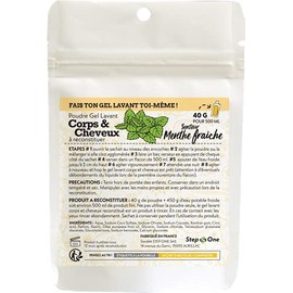 STEP ONE 2 in 1 Shampoo & Shower Gel Powder Fresh Mint 40 g