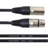 Keepdrum 3x DMX Cable 3 Pin XLR Cable Control 100