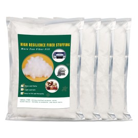 Ftyiwu 600g/21.2oz Stuffing Fiber Fill, Polyester Fiber, Stuffing Pillow, Stuffing in Crafts, Pillow Stuffing, Stuffing for Stuffed Animals, Premium Fiber Fill for Filling Crafts DIY