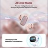 AI Language Translation Earbuds, 3-in-1 Bluetooth 5.4 Translator Headphones with