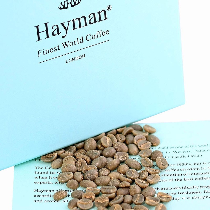 Hayman Coffee, 100% Panama Geisha Coffee Beans, Green Coffee Beans