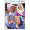 Peter Gregory Double Knitting DK Pattern - 7107 Children’s Hats