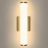 Kalium 16in Modern Wall Sconces, Dimmable Bathroom Vanity Lights, 3000K