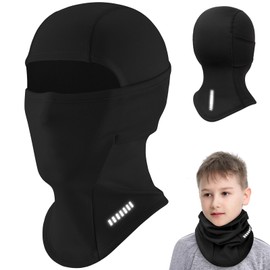 WACCET Children's Winter Balaclava, Windproof Thermal Children's Ski Mask, Balaclava, Fleece Balaclava, Face Mask, Multifunctional Helmet Cap, Children's Neck Warmer for Boys and Girls, Skiing,