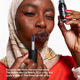 3INA MAKEUP - The Color Lip Oil 900 - Black Lip Gloss with 24h Hydration & Hyaluronic Acid - Lipstick & Lip Balm