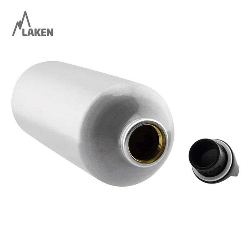 Laken Futura Aluminium Drinking Bottle Narrow Opening Screw Lid with