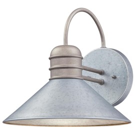 Westinghouse Lighting 6360900 Watts Creek One-Light, Galvanized Steel Finish OUTDOOR WALL Fixture,