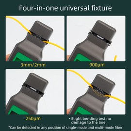 Optic Fiber Identifier + VFL + LED Light OFI Live Fiber Identifier Detector 900-1650nm SM and MM Fiber Cable Identifier