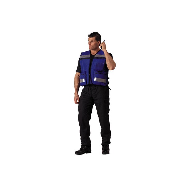 Rothco Rescue Safety Vest, Blue
