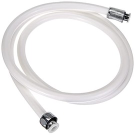 RIDDER Shower Hose Barbados White 1,5 m, 3 Set