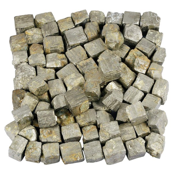 Nupuyai 460 g Raw Stones Gemstones Pyrite Stones Healing Stones Decorative Stones Natural Stones for Reiki Healing Decoration