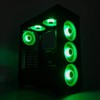 APEVIA CO312L-GN Cosmos 120mm Green LED Ultra Silent Case Fan