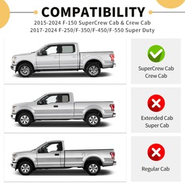 MAXDOM Under Seat Storage Fit for (2019-2024) Chevy Silverado 1500/GMC Sierra 1500 (2020-2024) 2500 3500 HD | Double & Crew Cab Rear Underseat Organizer Box