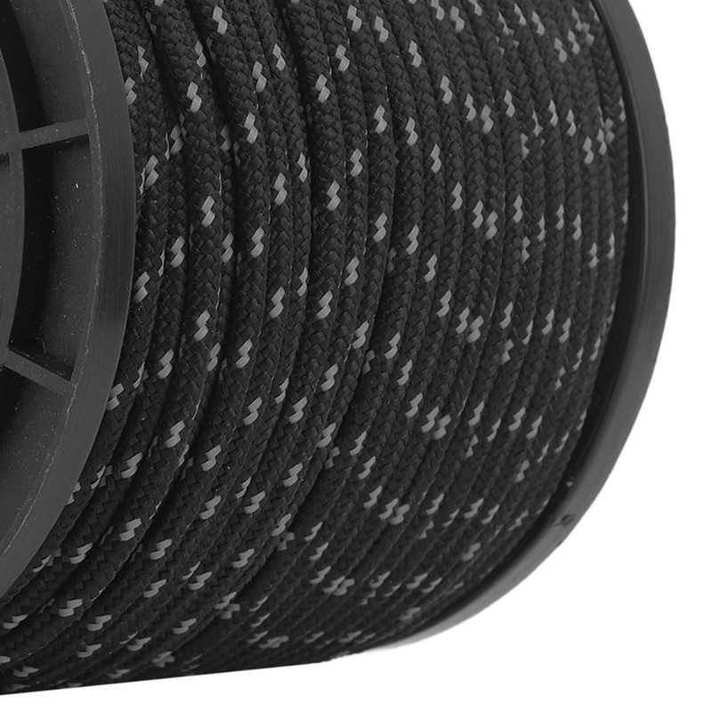 Reflective Camping Rope Texture Weaving 164ft 4mm Polyester Parachute Cord