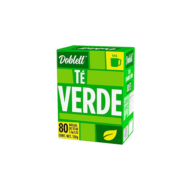 Doblett Té Doblett Verde 80 sobres 96g, Té Verde, 120