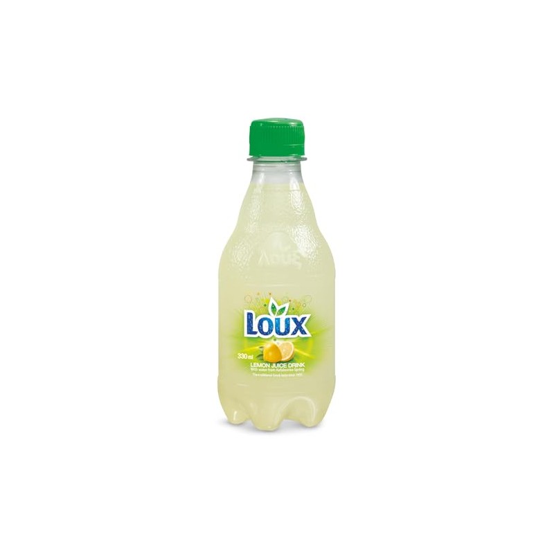 Loux | Greek Soft Drink | Lemon | Pack of