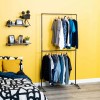Pipe-Decor.com Freestanding Double Clothing Rack
