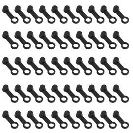 Fogbush M8 Bleed Screw, 50 Pieces Brake Bleeder Rubber with Bracket Bleeding Screw 8mm Brake Dust Cover for Motorcycle Bleeding Screws