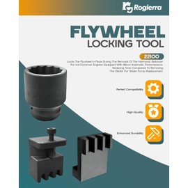 Rogierra 22100 Flywheel Locking Tool with 36mm 3/4'' Socket for 6.6L Duramax Engine