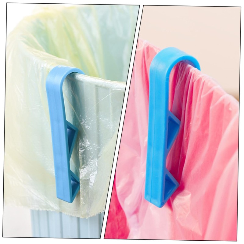 NUOBESTY 24pcs Trash Bag Clips for Garbage Bins Easy Use