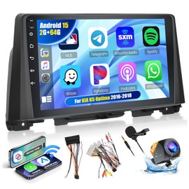 Realdio Android Car Stereo for KIA K5 Optima 2016 2017 2018 with CarPlay Android Auto 26UI 2GB+64GB