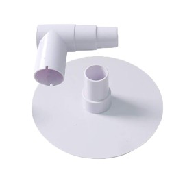 ATIE Pool Skimmer Skim Vacuum Plate with 90 Degree Elbow 8929 Compatible with Swimline HydroTools Vacuum Adapter Plate w/Elbow 8929