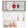20PCS White Powerful Concrete Hard Wall Drywall Picture Hooks Non-Trace