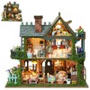 Meideh DIY Miniature House Kit - Wooden Miniature Dollhouse Kit