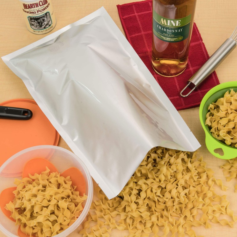 100pcs Mylar Bags for Food Storage, 4.75 Mil 10"x16" (100pcs)