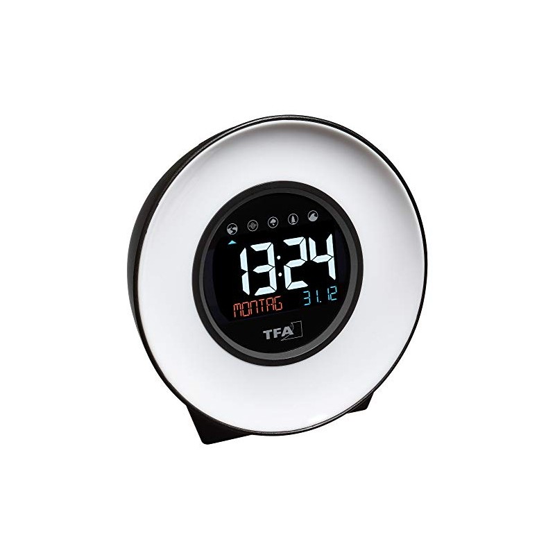 TFA Dostmann Moodlight 60.2023.02 - Sveglia Digitale con Suoni Naturali