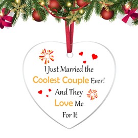 Wedding Planner Gift Appreciation Gift for Wedding Officiant Party Hanging Ornament Wedding Planning Gift Wedding Coordinator Gift Christmas Ornament Acrylic Heart Ornament Keepsake
