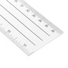 Plastic Goniometer Plastic Ruler, Clear Quick Angle Protractor Finder Body