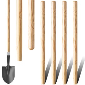 Menkxi 4 Pcs Wooden Shovel Handle Replacement for Long Handle Shovels Garden Tool (41")