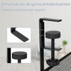 Bandeja de gestión de cables de 25 pulgadas, metal negro,