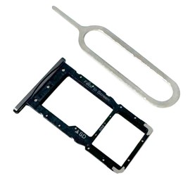 SIM Card Tray SD Card Tray Holder Slot Replacement for Lenovo Tab M10 HD 2nd/TB-X306F Black